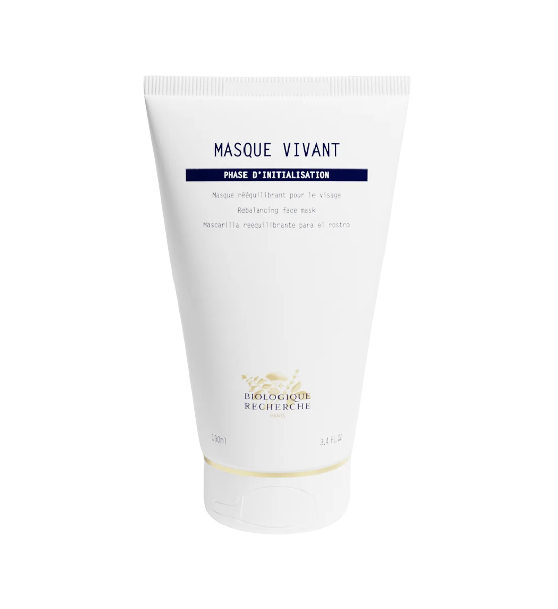 Biologique Recherche Masque Vivant, a 100 ml balancing face mask, available at the Miren Medic clinic.
