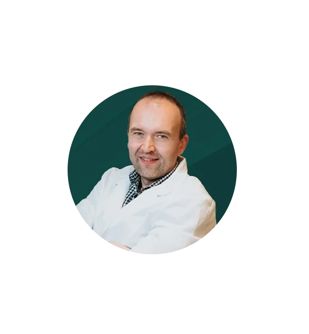 Portrait of Dr Nemanja Nenezić, endocrinologist and member of the Miren Medic medical team.
