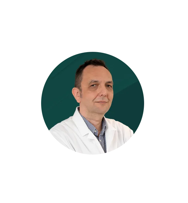 Portrait of Dr Saša Ivanović, cardiologist and member of the Miren Medic medical team.
